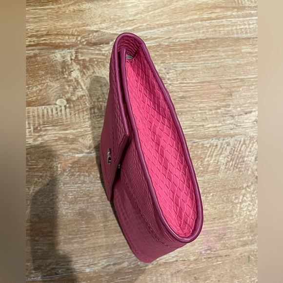 Oroton Small Pink Envelope Clutch - Picture 4 of 9